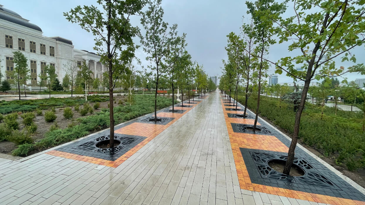 Приствольная решетка для дерева ZKING CRUST 1.2х1.2м Черная в Истре фото