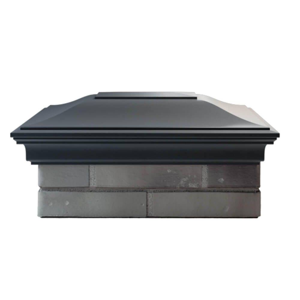 Колпак Zking Монблан Серый на столб 2х1.5 кирпича (515х385мм) в Истре фото