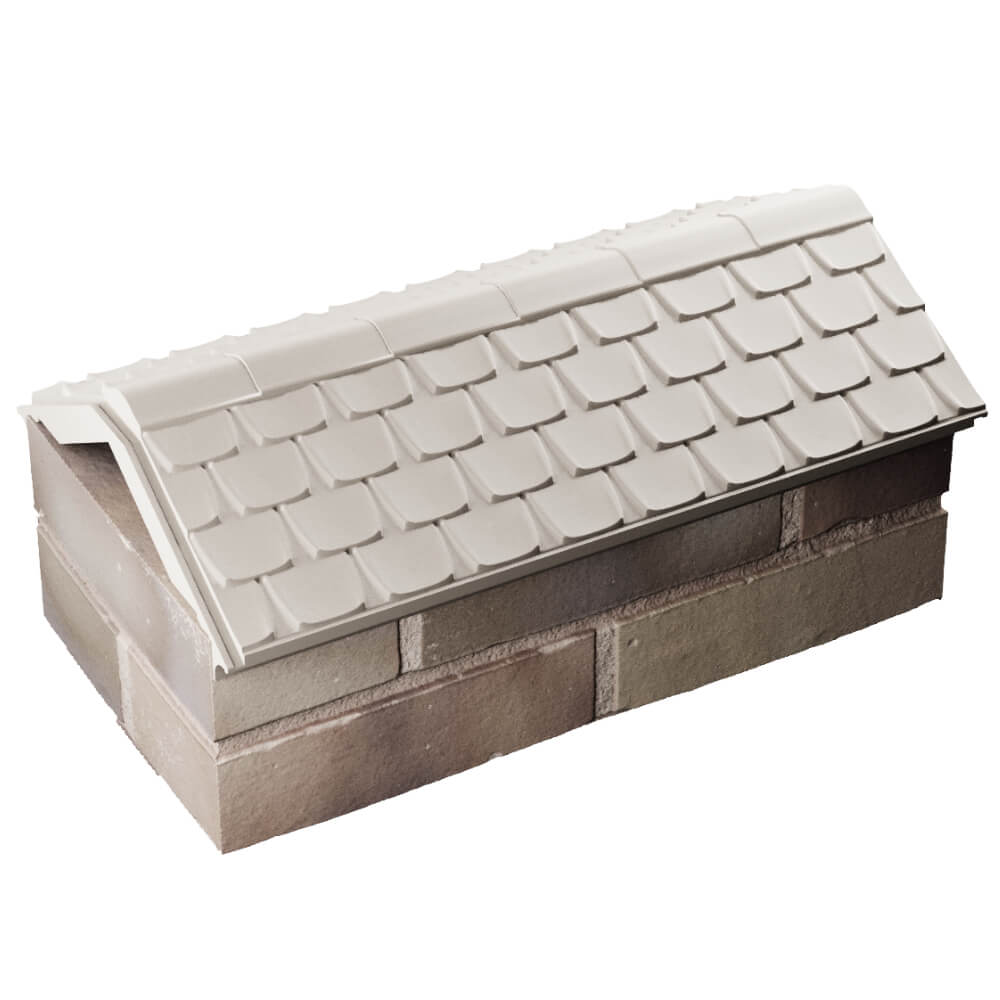 Парапет Zking Эльбрус Бежевый с посадкой на 1 кирпич (255мм) в Истре фото