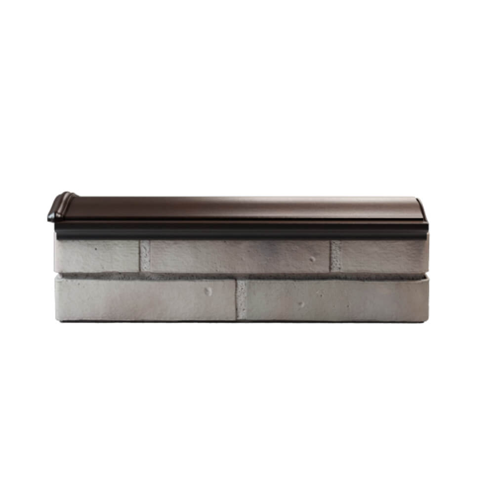 Парапет Zking Монблан Коричневый посадка на 0.5 кирпича (130мм) в Истре фото