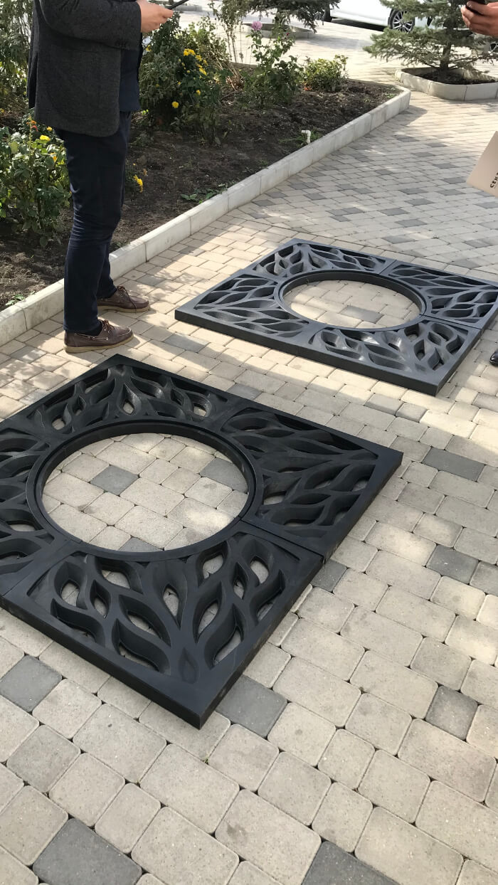 Приствольная решетка для дерева ZKING CRUST 1.2х1.2м Черная в Истре фото