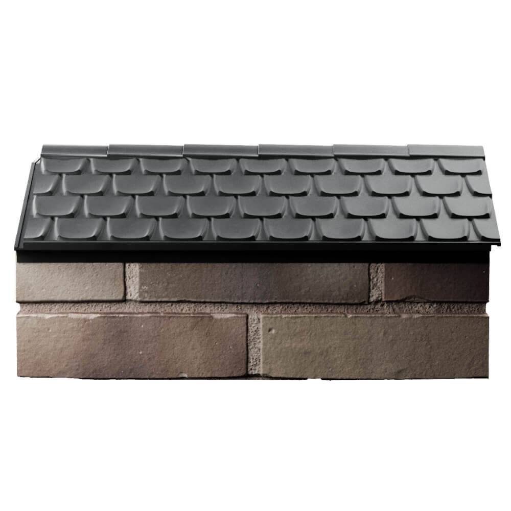 Парапет Zking Эльбрус Серый с посадкой на 1 кирпич (255мм) в Истре фото