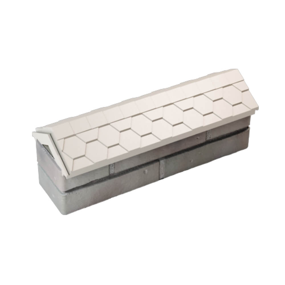 Парапет Zking Эверест Бежевый с посадкой на 0.5 кирпича (130мм) в Истре фото