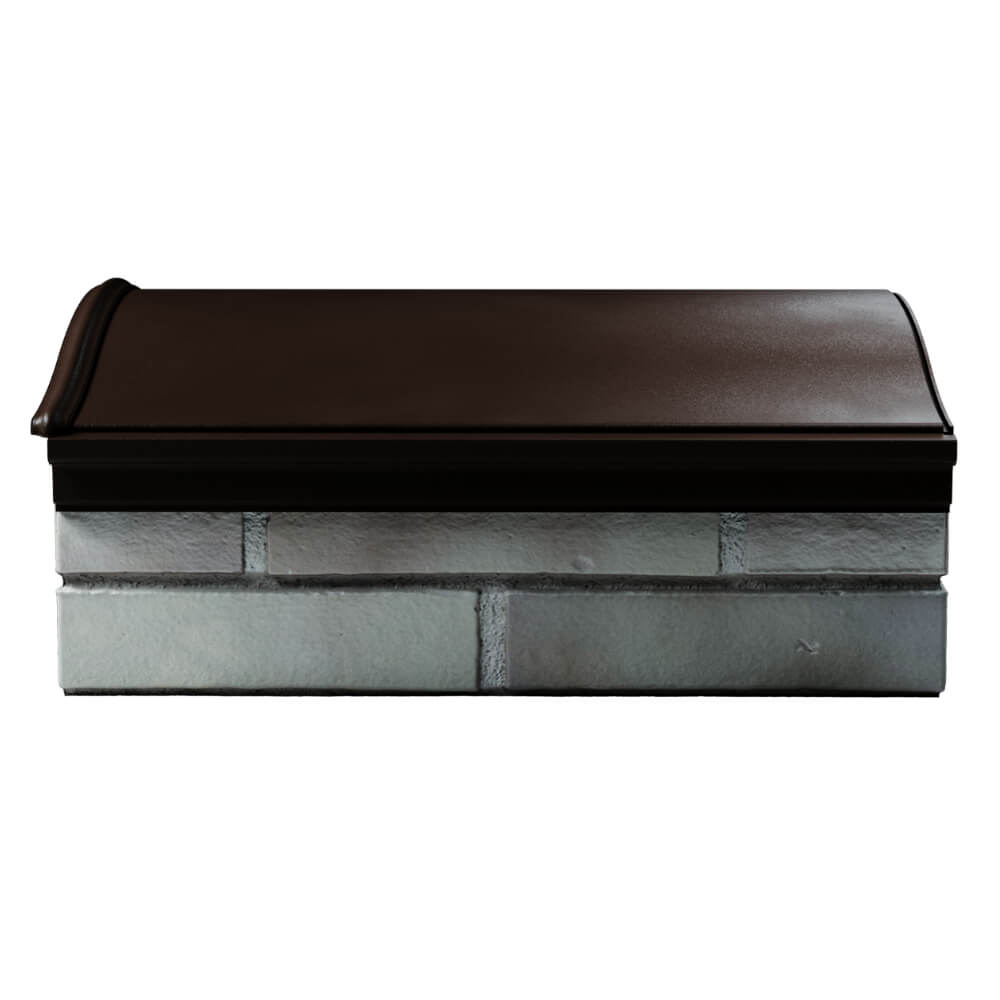 Парапет Zking Монблан Коричневый посадка на 1.5 кирпича (355/385мм) в Истре фото