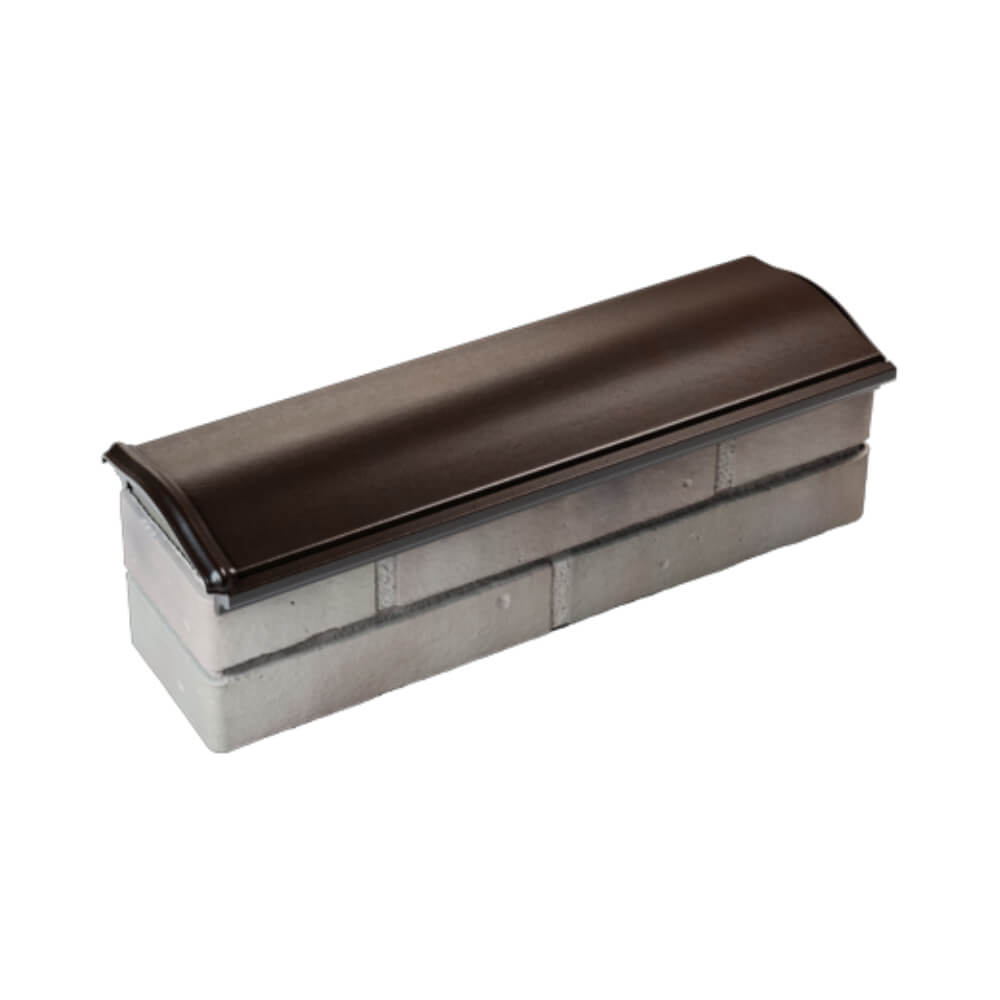 Парапет Zking Монблан Коричневый посадка на 0.5 кирпича (130мм) в Истре фото