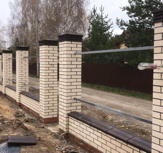 Колпак Zking Бона ХайТек Коричневый на столб 1.5х1.5 кирпича (385х385мм) в Истре фото