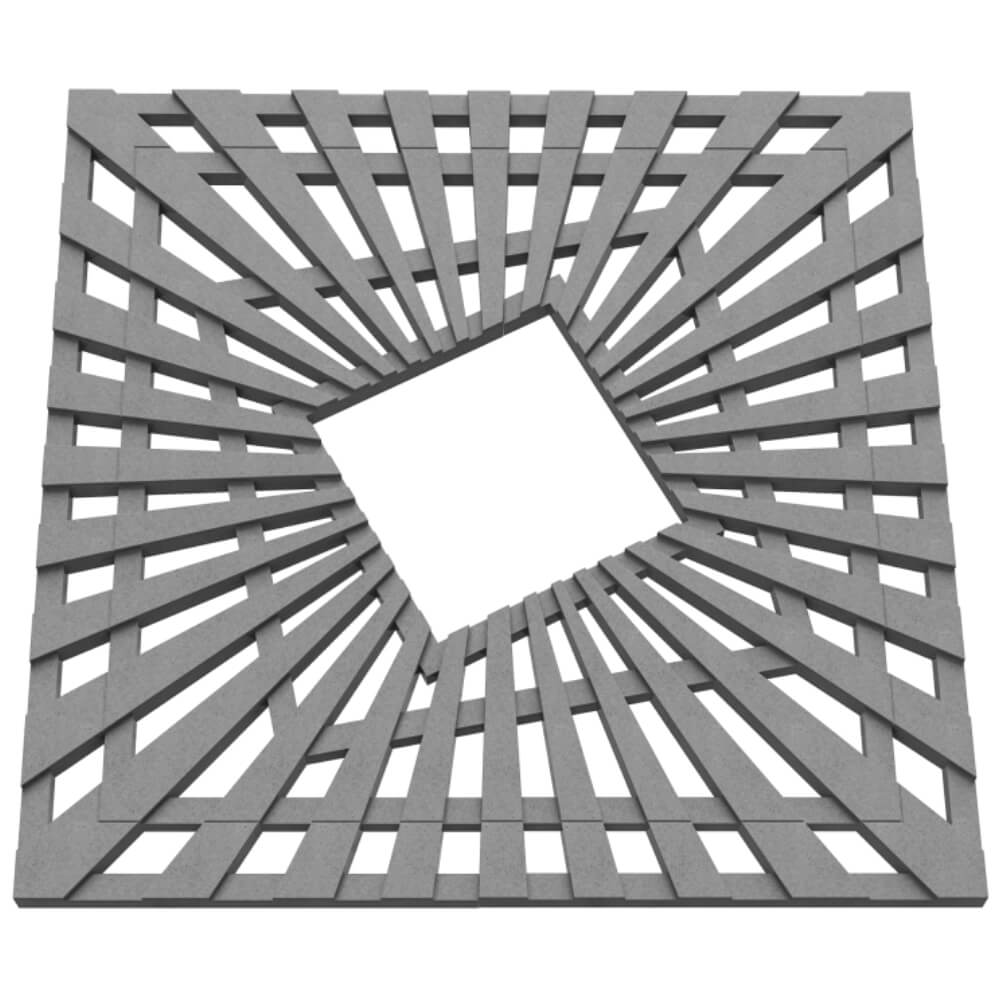 Приствольная решетка для дерева ZKING ATMOSPHERE 1.2х1.2м Серая в Истре фото