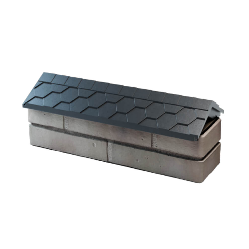 Парапет Zking Эверест Серый с посадкой на 0.5 кирпича (130мм) в Истре фото