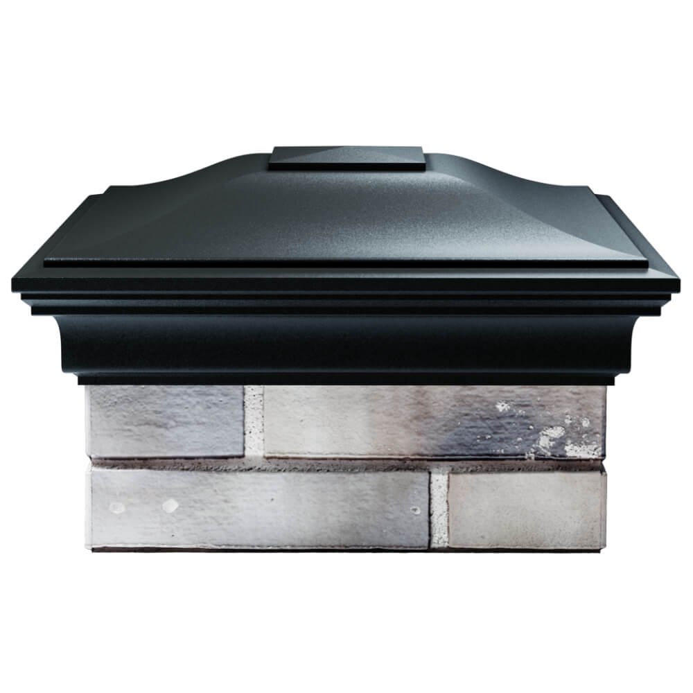 Колпак Zking Монблан Черный на столб 1.5х1.5 кирпича (385х385мм) Истра фото