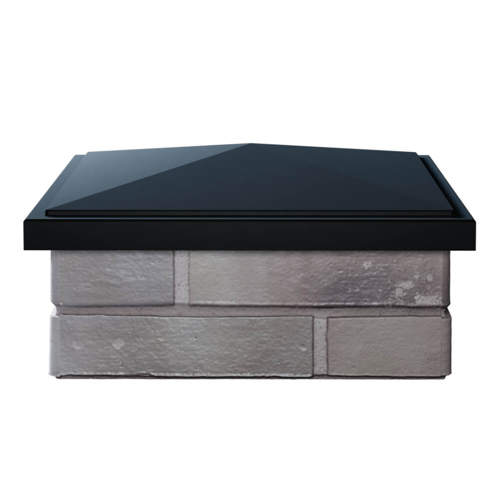 Колпак Zking БонаМоно Черный на столб 1.5х1.5 кирпича (385х385, 400х400мм) Истра фото