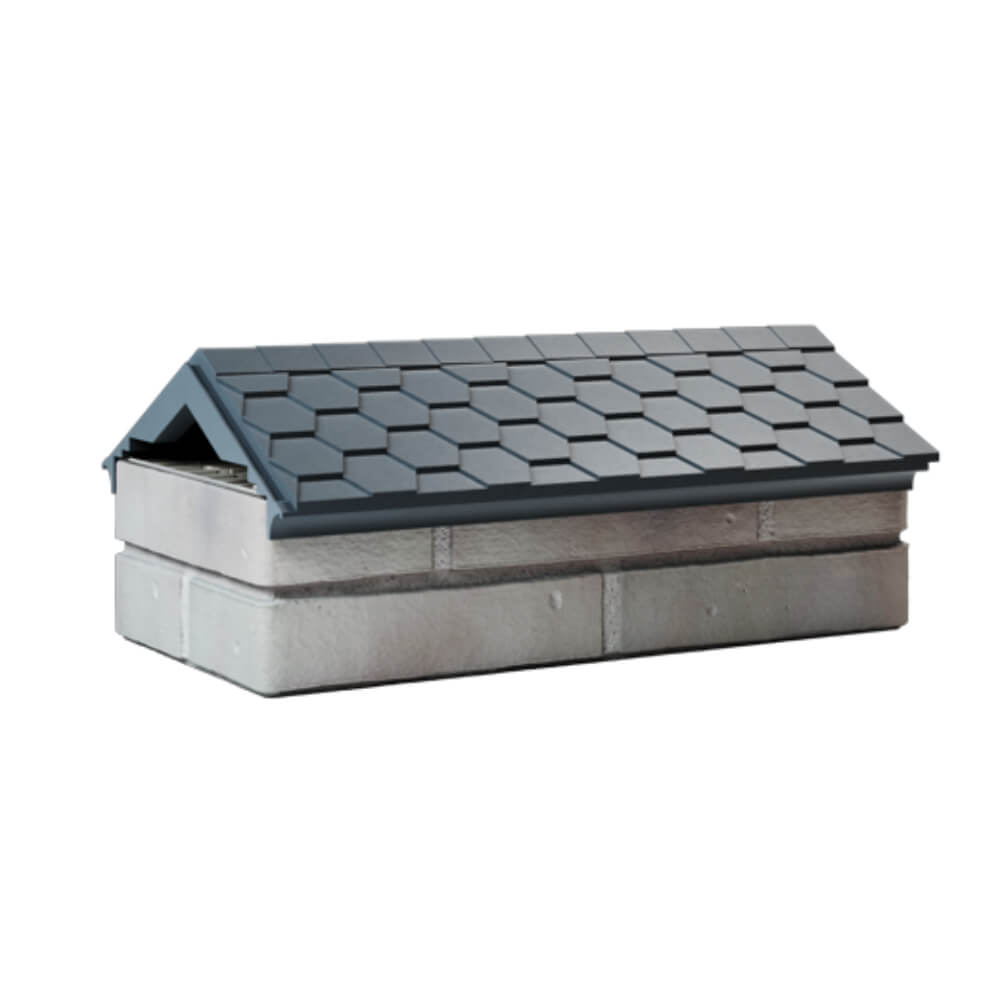 Парапет Zking Эверест Серый с посадкой на 1 кирпич (200/225/255мм) Истра фото