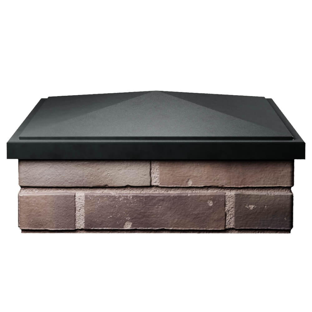 Колпак Zking БонаМоно Черный на столб 2х2 кирпича (515х515, 530х530мм) Истра фото