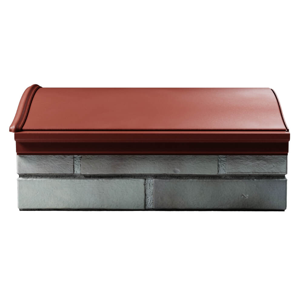 Парапет Zking Монблан Красный посадка на 1.5 кирпича (355/385мм) в Истре фото