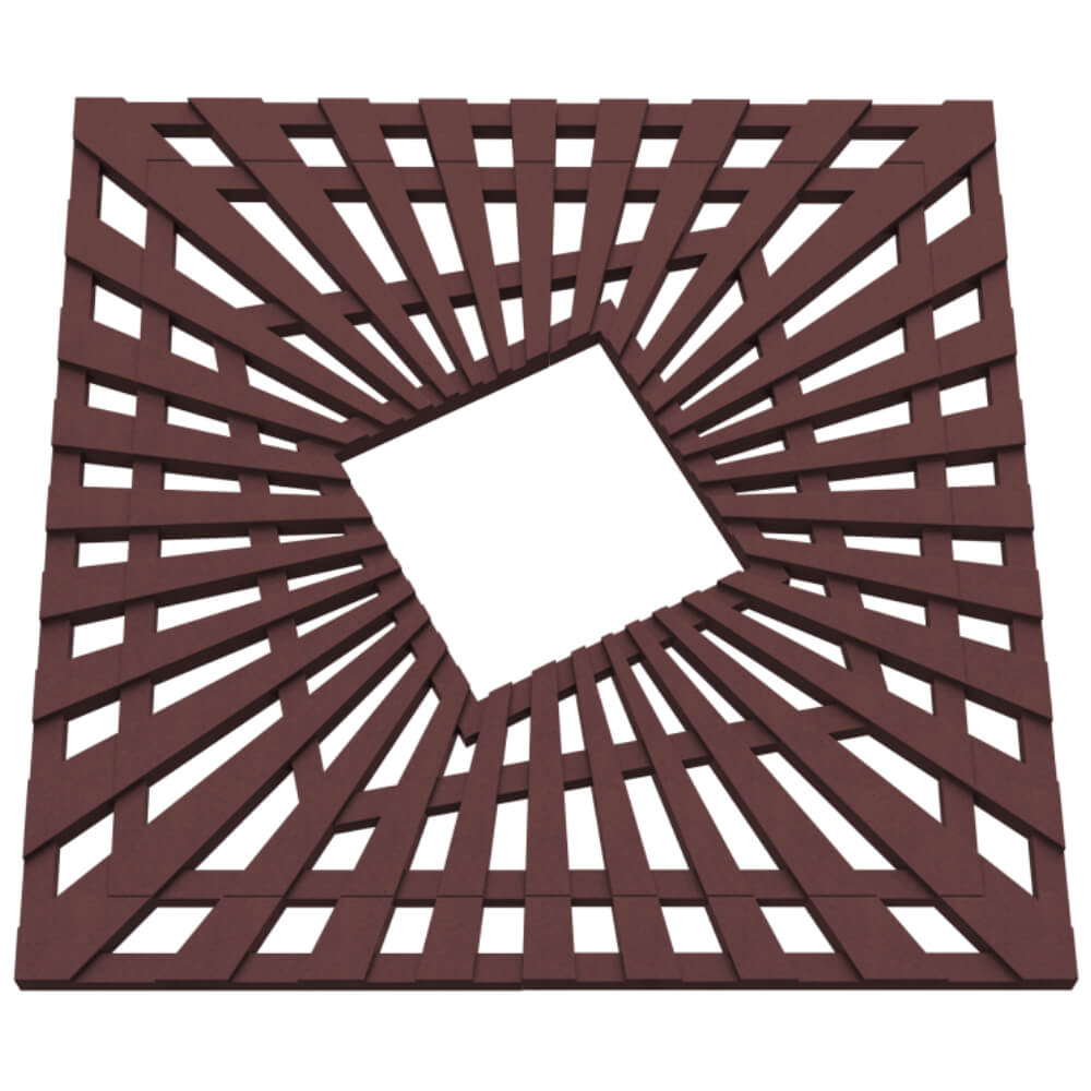 Приствольная решетка для дерева ZKING ATMOSPHERE 1.2х1.2м Коричневая в Истре фото