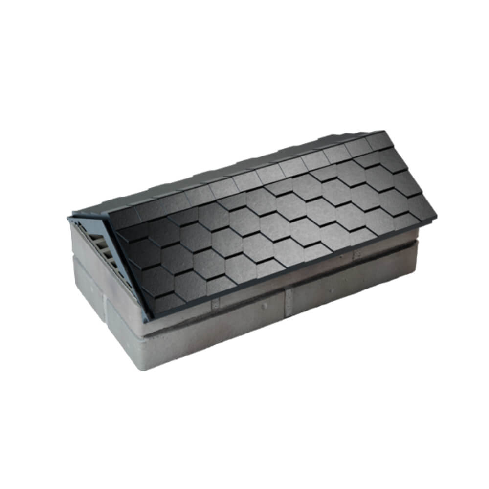 Парапет Zking Эверест Черный с посадкой на 1 кирпич (200/225/255мм) в Истре фото