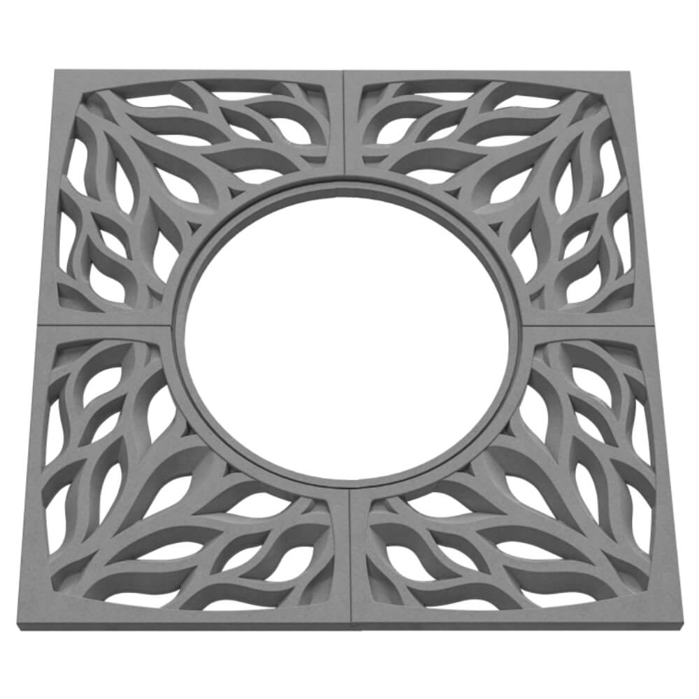 Приствольная решетка для дерева ZKING CRUST 1.2х1.2м Серая в Истре фото