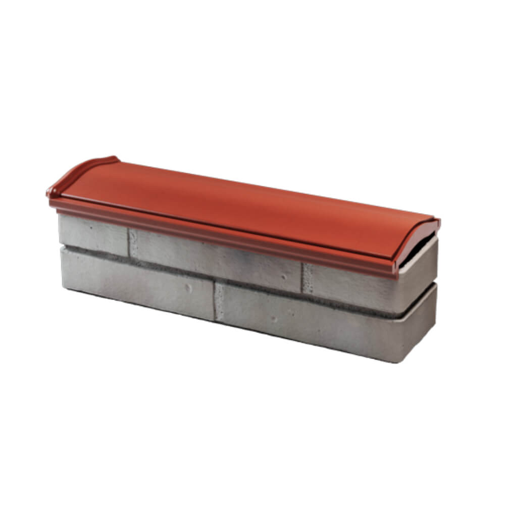 Парапет Zking Монблан Красный посадка на 0.5 кирпича (130мм) в Истре фото