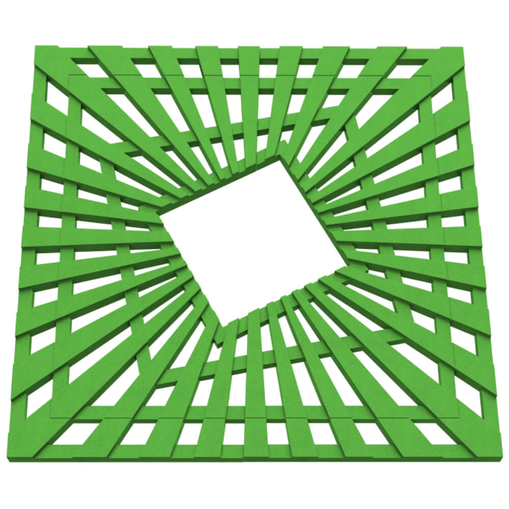 Приствольная решетка для дерева ZKING ATMOSPHERE 1.2х1.2м Зеленая в Истре фото