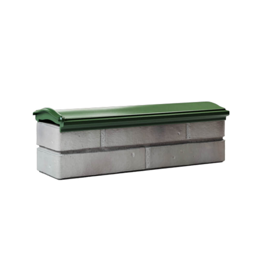 Парапет Zking Монблан Зеленый посадка на 0.5 кирпича (130мм) Истра фото