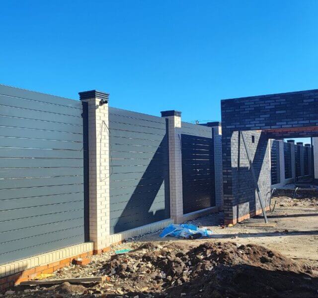 Колпак Zking Бона ХайТек Серый на столб 1.5х1.5 кирпича (385х385мм) в Истре фото