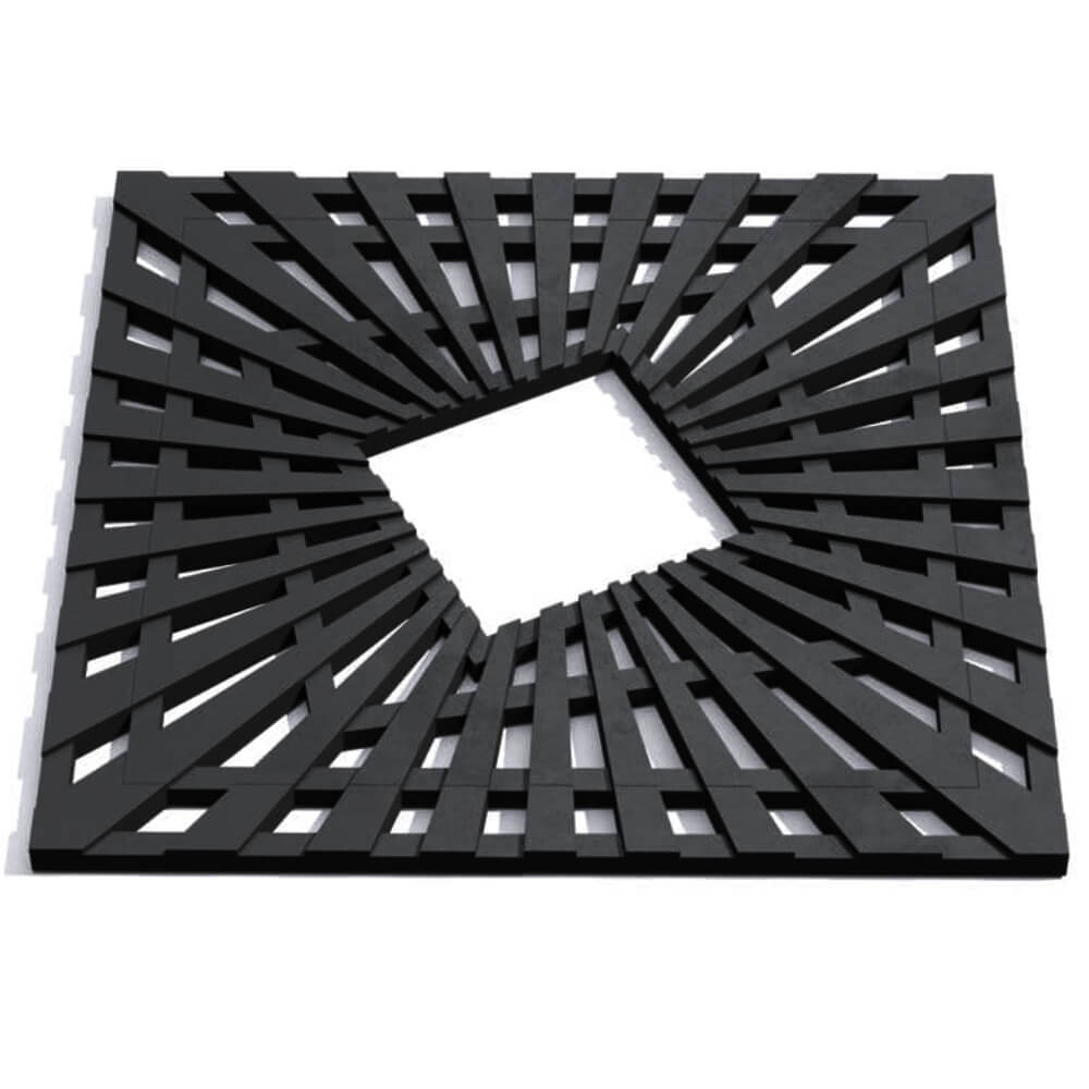 Приствольная решетка для дерева ZKING ATMOSPHERE 1.2х1.2м Черная Истра фото