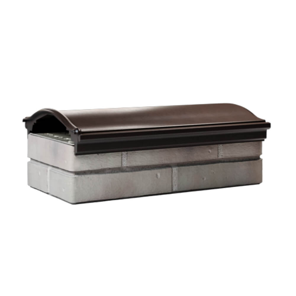 Парапет Zking Монблан Коричневый посадка на 1 кирпич (200/225/255мм) Истра фото