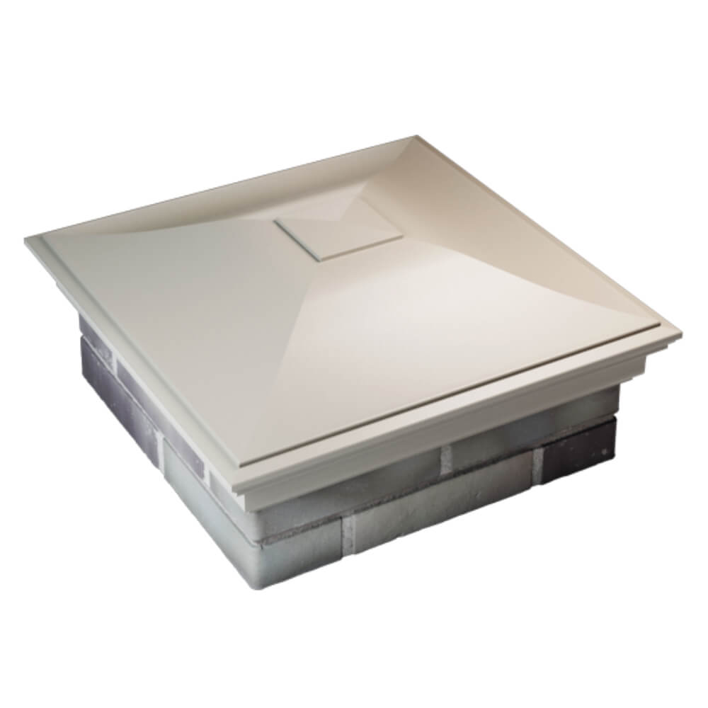 Колпак Zking Монблан Бежевый на столб 2х2 кирпича (515х515мм) Истра фото