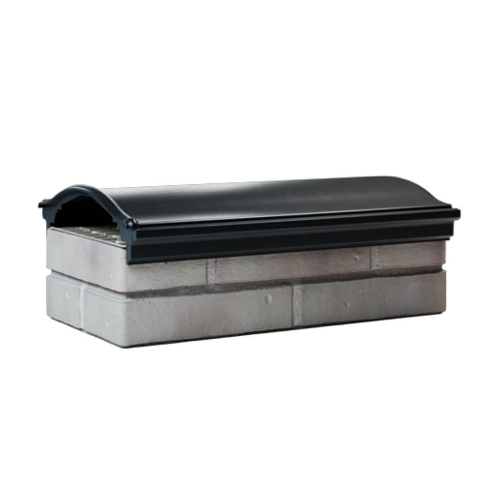 Парапет Zking Монблан Черный посадка на 1 кирпич (200/225/255мм) Истра фото