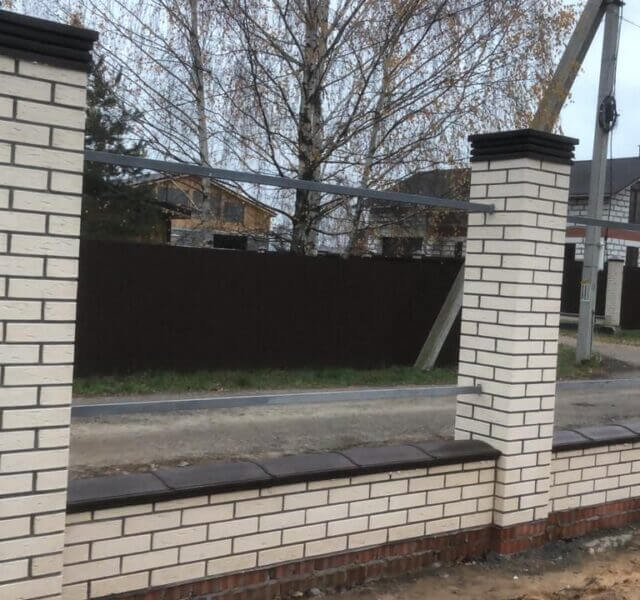 Колпак Zking Бона ХайТек Коричневый на столб 1.5х1.5 кирпича (385х385мм) в Истре фото