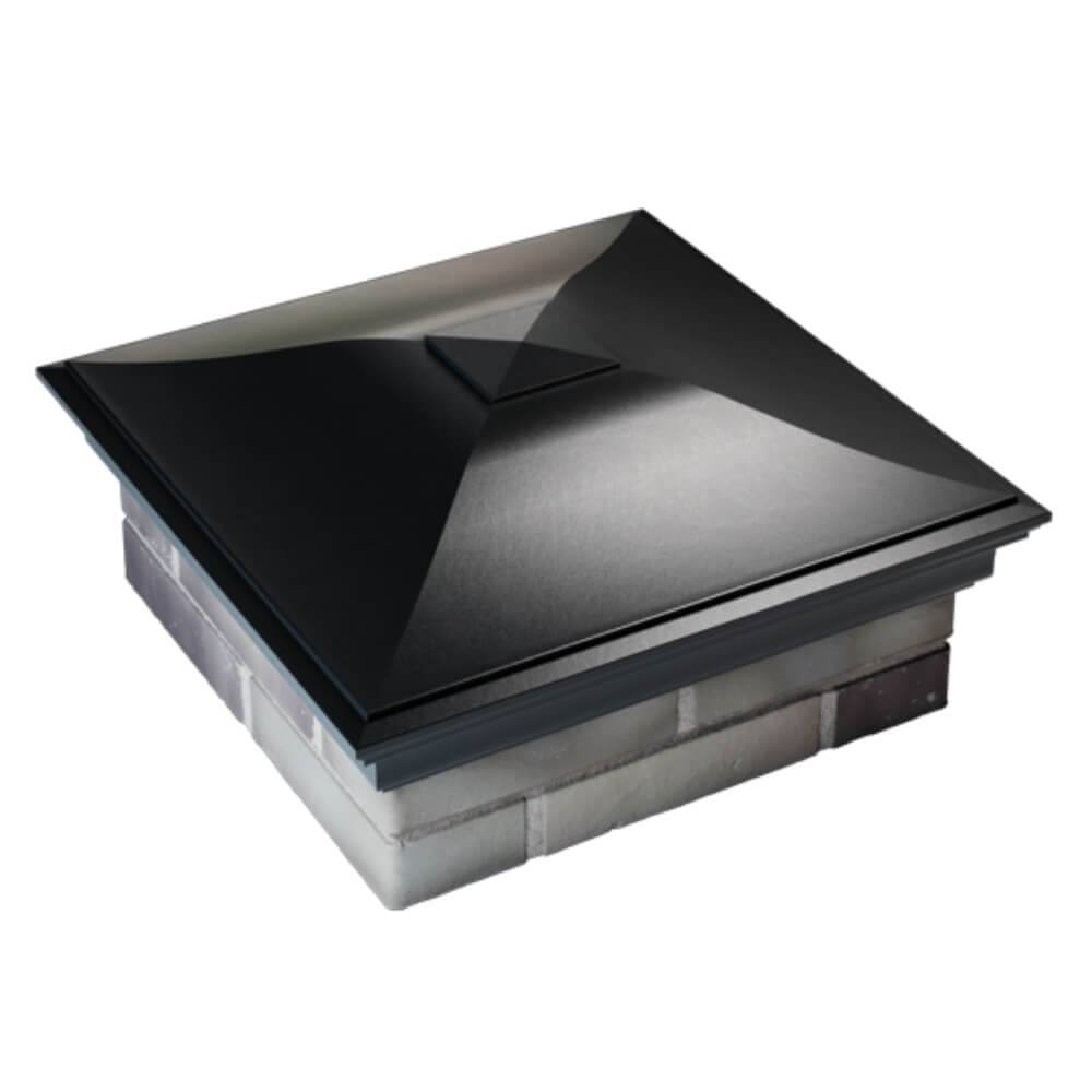 Колпак Zking Монблан Черный на столб 2х2 кирпича (515х515мм) Истра фото