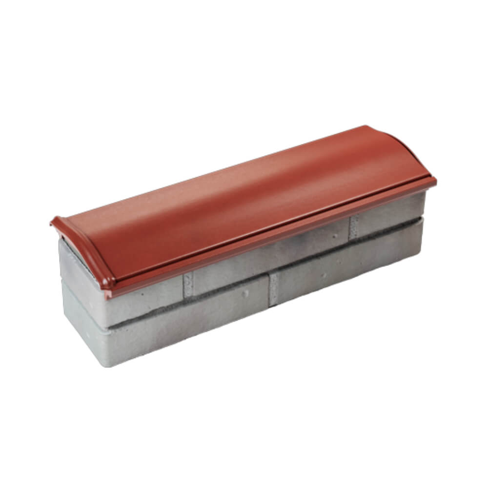 Парапет Zking Монблан Красный посадка на 0.5 кирпича (130мм) в Истре фото