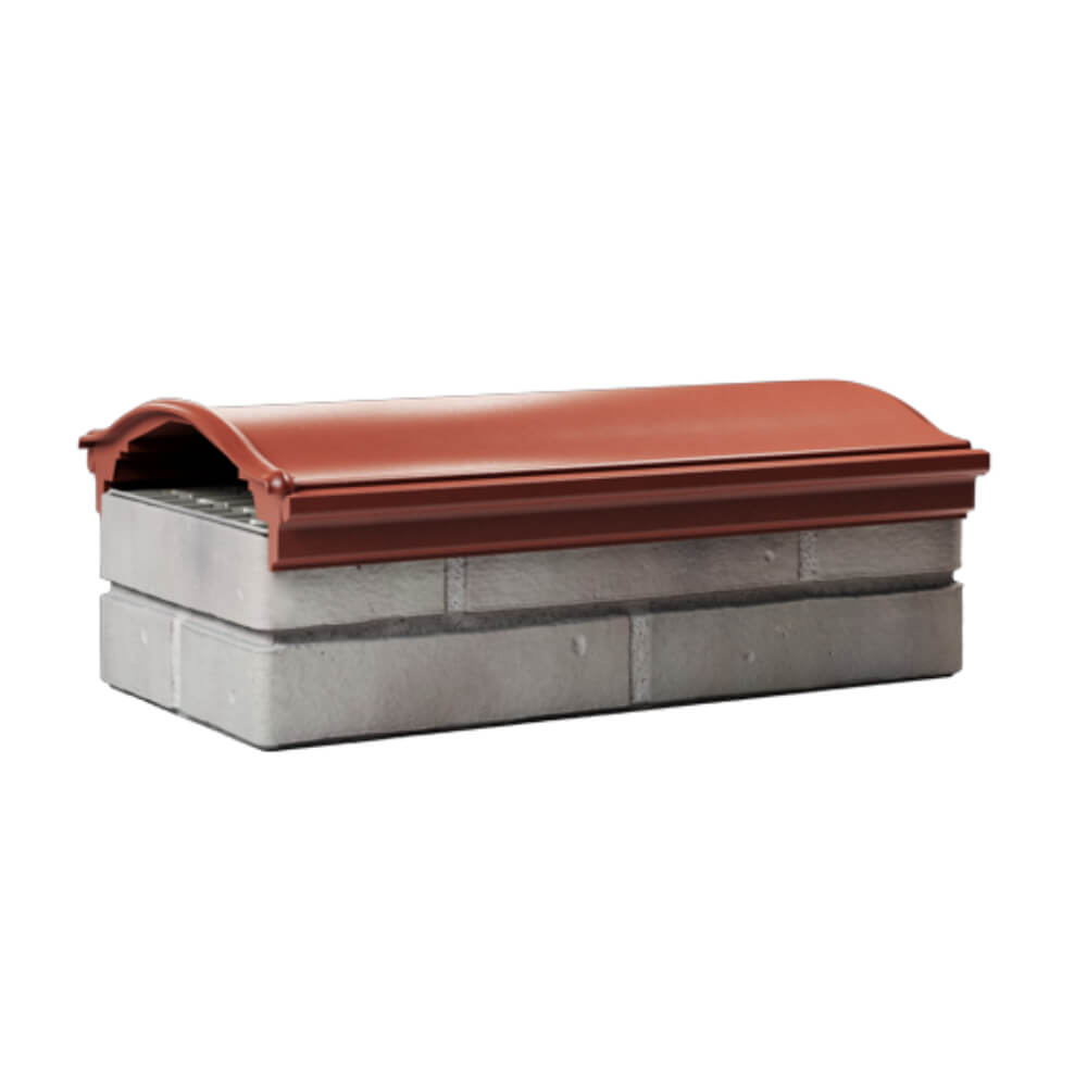 Парапет Zking Монблан Красный посадка на 1 кирпич (200/225/255мм) Истра фото