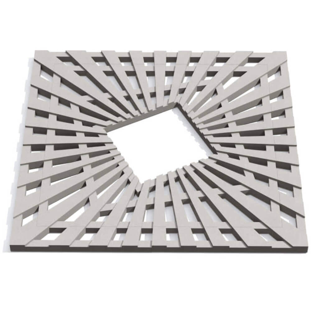 Приствольная решетка для дерева ZKING ATMOSPHERE 1.2х1.2м Бежевая Истра фото