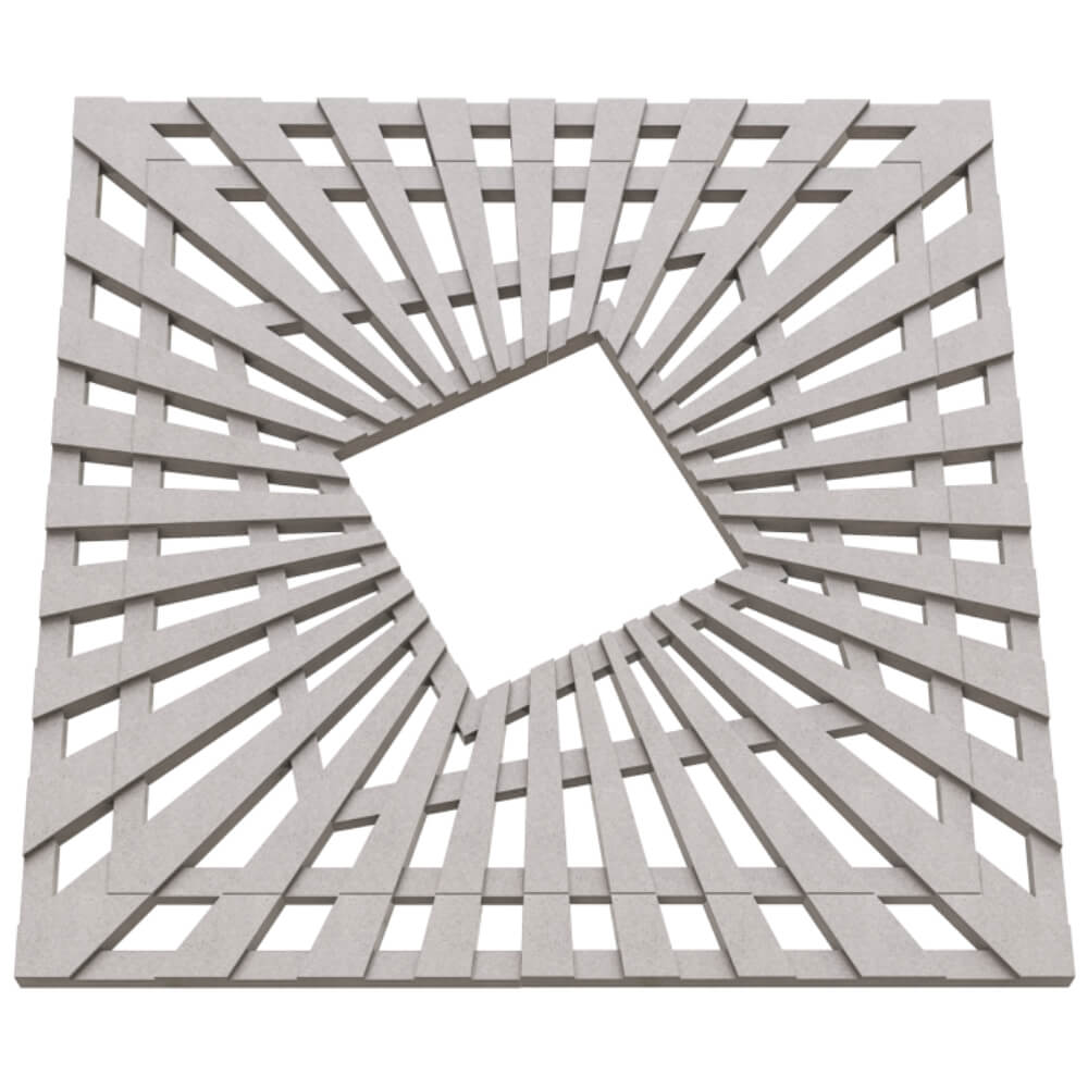 Приствольная решетка для дерева ZKING ATMOSPHERE 1.2х1.2м Бежевая в Истре фото