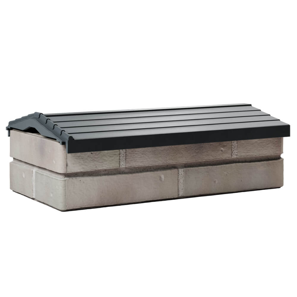 Парапет Zking Бона ХайТек Серый с посадкой на 1 кирпич (200/225/255мм) Истра фото