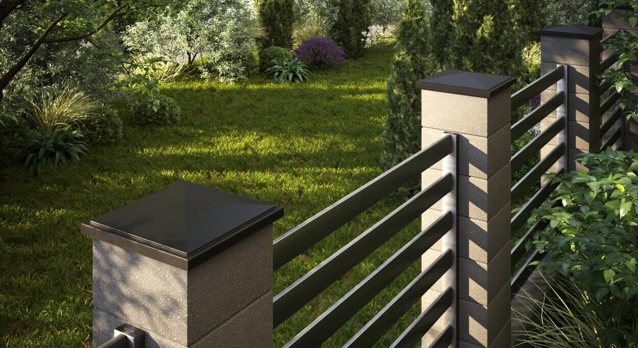 Колпак Zking БонаМоно Коричневый на столб 1.5х1.5 кирпича (385х385, 400х400мм) в Истре фото