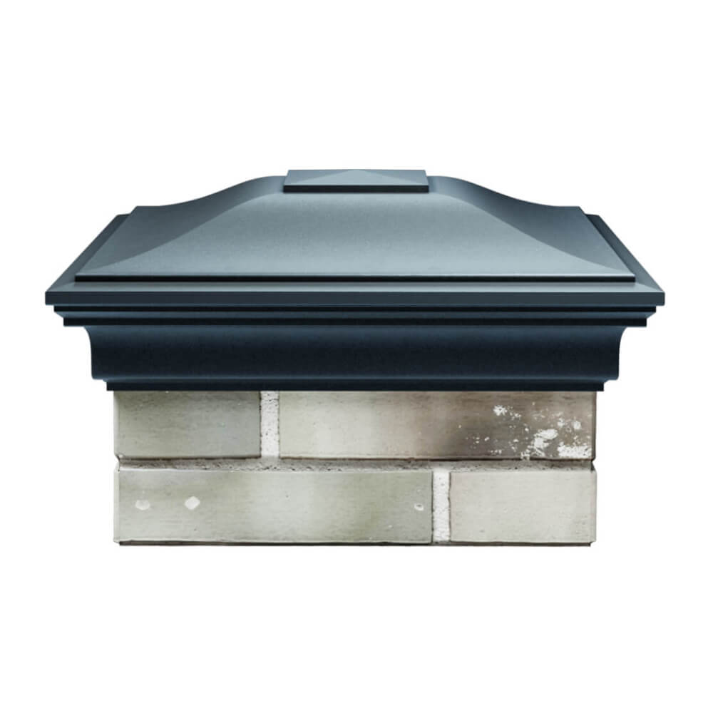 Колпак Zking Монблан Серый на столб 1.5х1.5 еврокирпича 0.7НФ (355х355мм) Истра фото