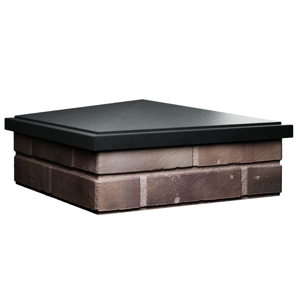 Колпак Zking БонаМоно Черный на столб 2х2 кирпича (515х515, 530х530мм) в Истре фото