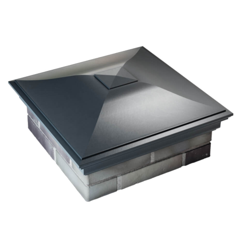 Колпак Zking Монблан Серый на столб 2х2 кирпича (515х515мм) Истра фото