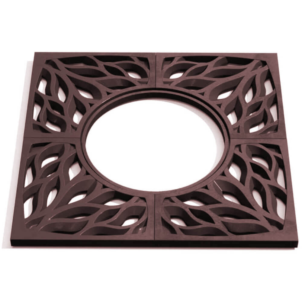 Приствольная решетка для дерева ZKING CRUST 1.2х1.2м Коричневая Истра фото