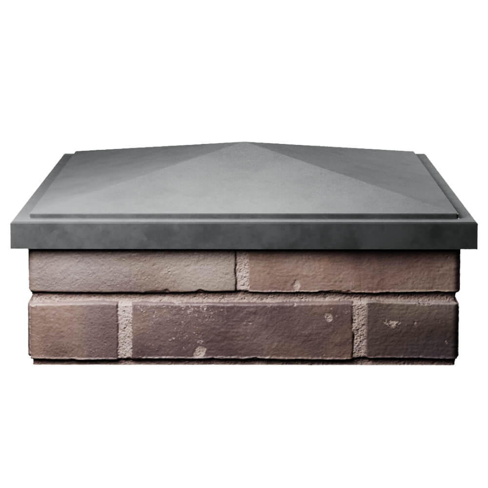 Колпак Zking БонаМоно Серый на столб 2х2 кирпича (515х515, 530х530мм) Истра фото