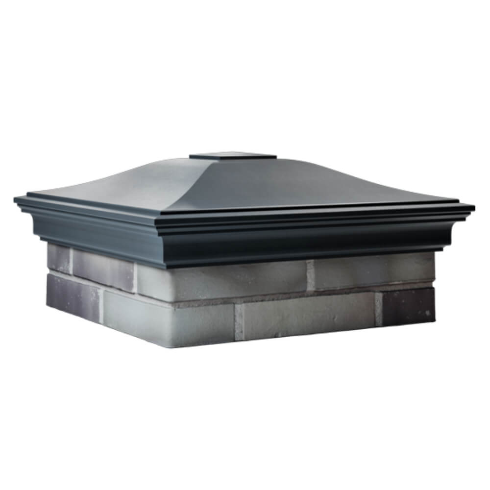 Колпак Zking Монблан Серый на столб 2х2 кирпича (515х515мм) в Истре фото