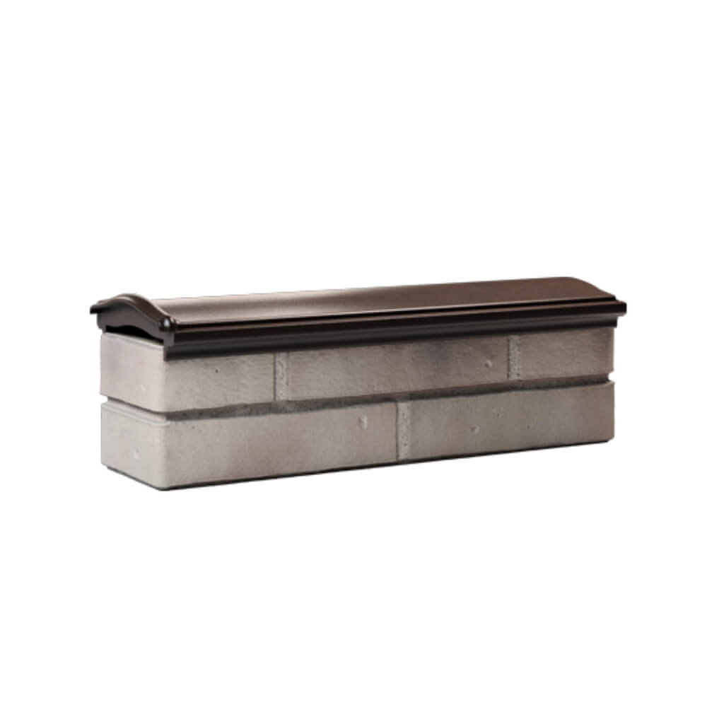 Парапет Zking Монблан Коричневый посадка на 0.5 кирпича (130мм) Истра фото