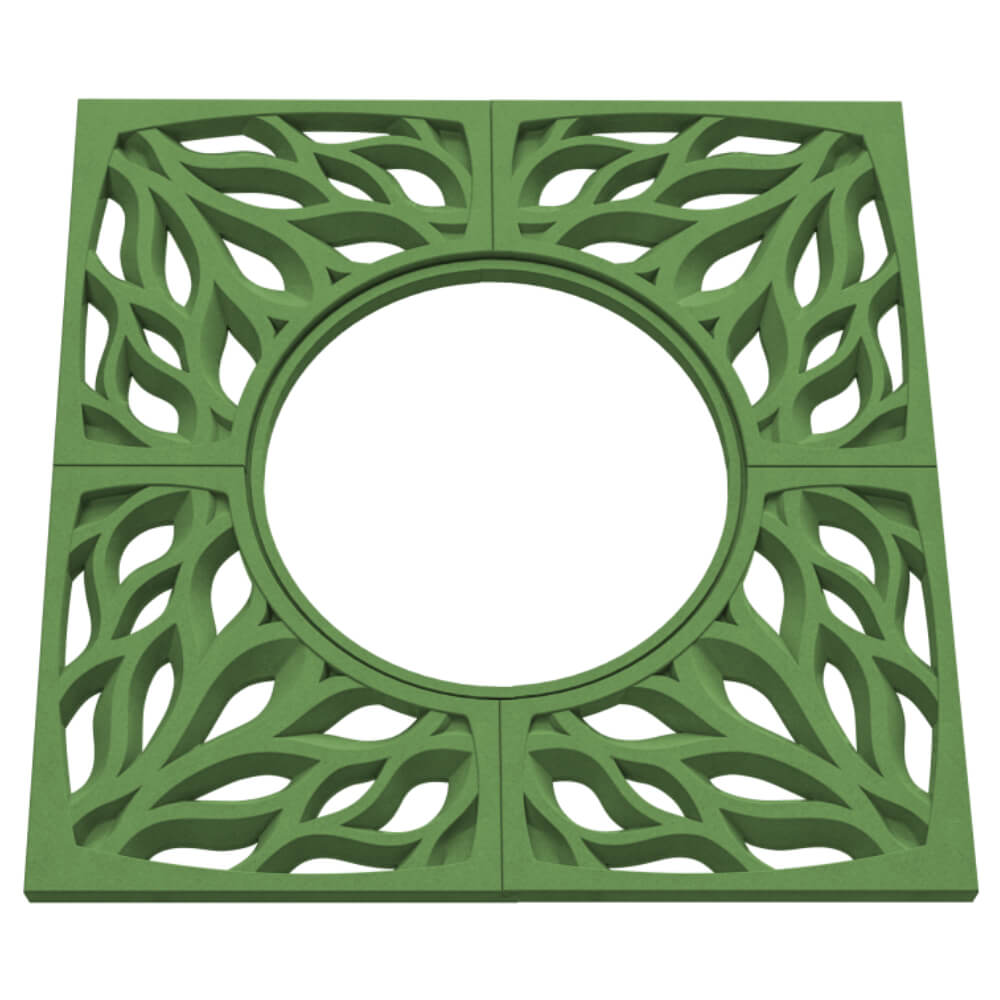 Приствольная решетка для дерева ZKING CRUST 1.2х1.2м Зеленая в Истре фото