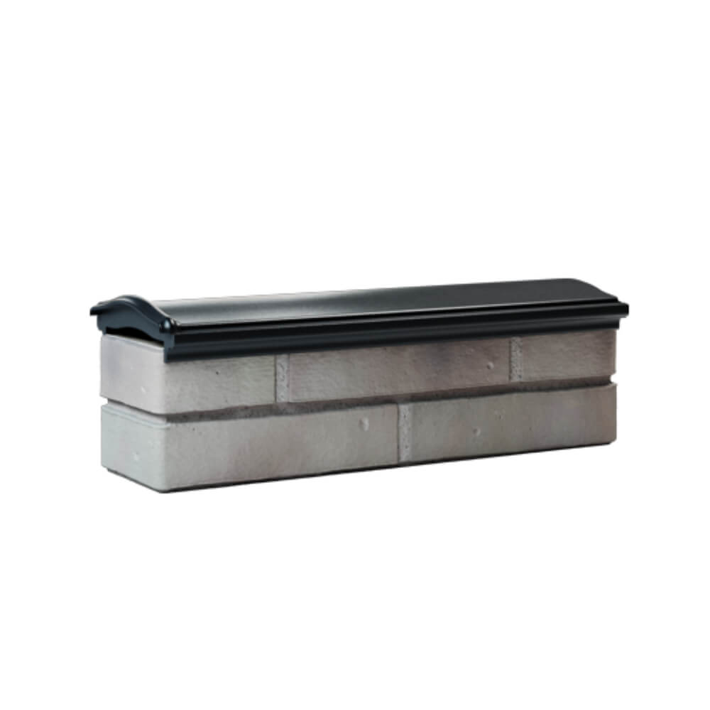 Парапет Zking Монблан Черный посадка на 0.5 кирпича (130мм) Истра фото