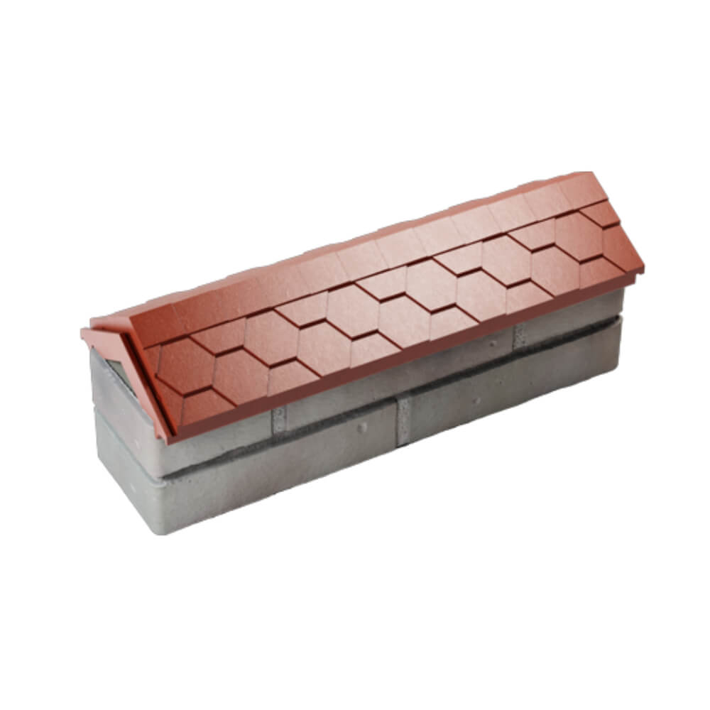 Парапет Zking Эверест Красный с посадкой на 0.5 кирпича (130мм) в Истре фото