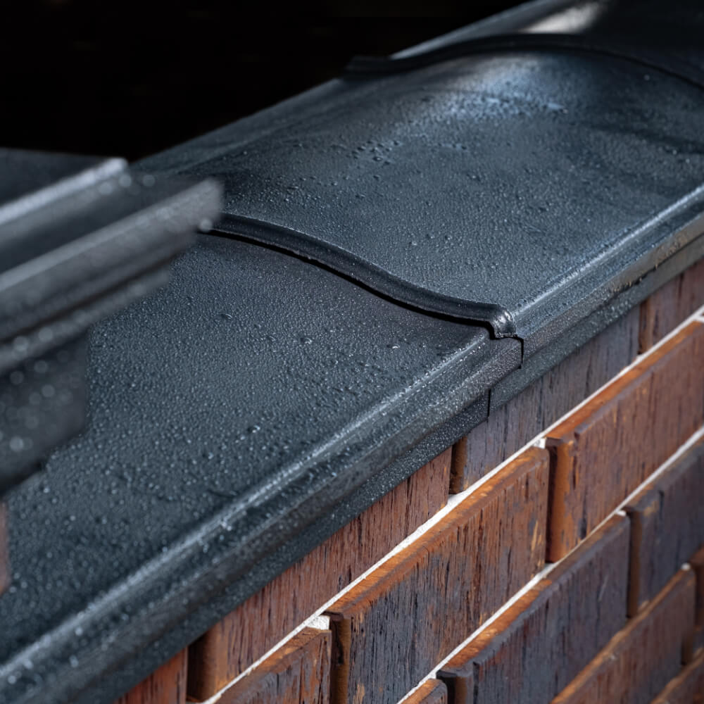 Парапет Zking Монблан Черный посадка на 0.5 кирпича (130мм) в Истре фото