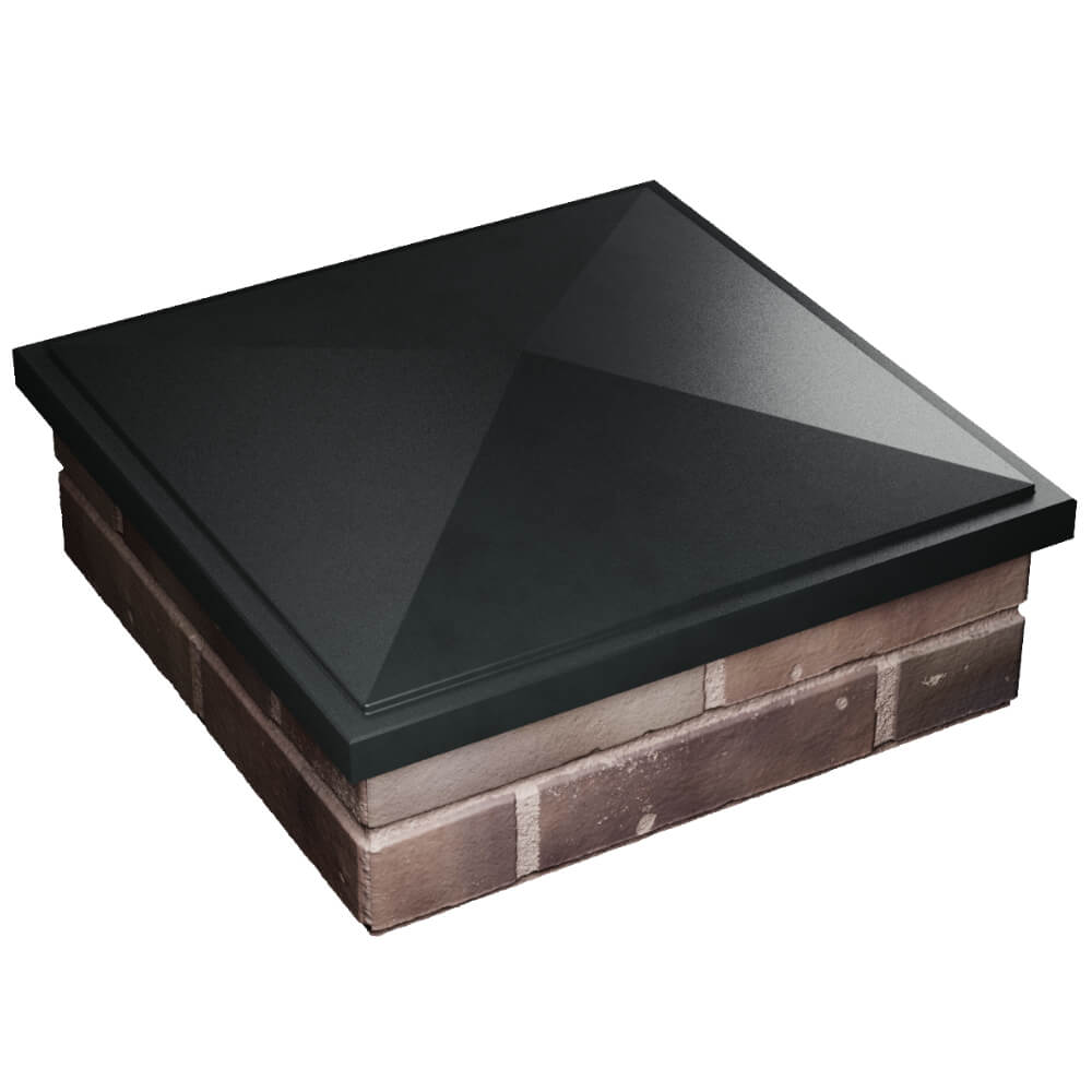 Колпак Zking БонаМоно Черный на столб 2х2 кирпича (515х515, 530х530мм) в Истре фото