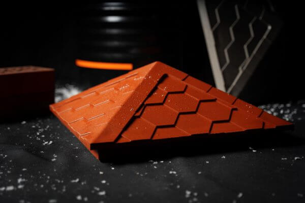 Колпак Zking Эверест Красный на столб 1.5х1.5 кирпича (390х390мм) в Истре фото