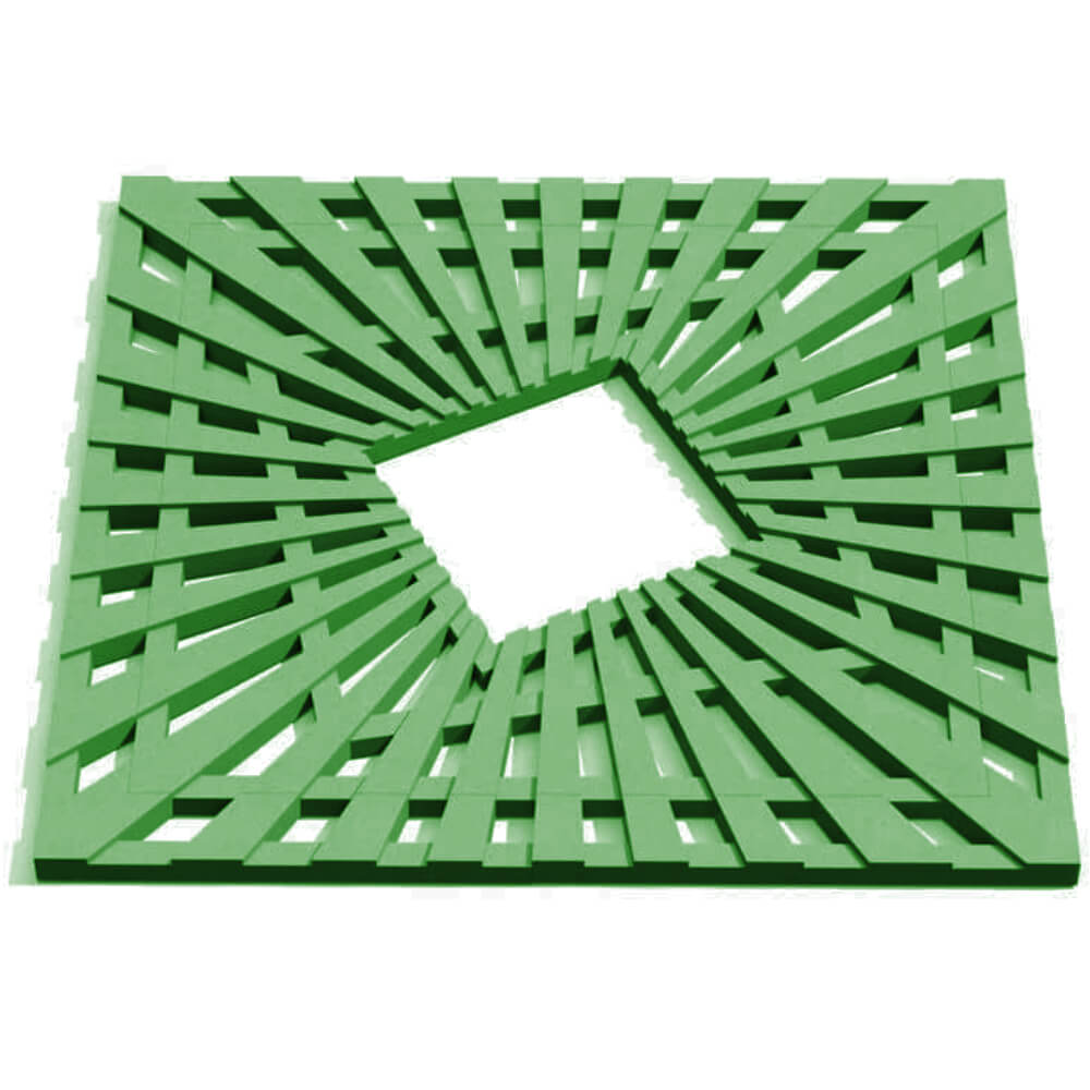 Приствольная решетка для дерева ZKING ATMOSPHERE 1.2х1.2м Зеленая Истра фото